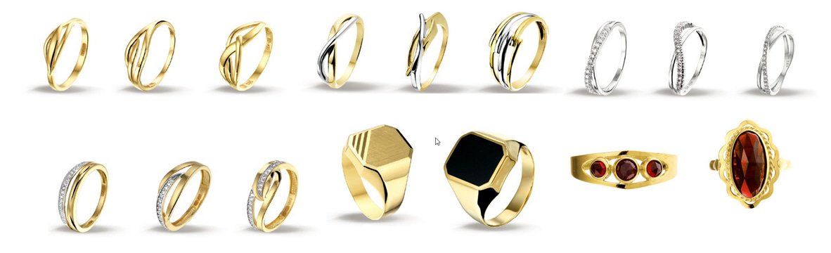 14 karaat gouden ringen